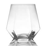12 Oz Clear Diamond Old Fashioned Glass Party Gifts Rock Whiskey