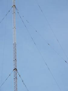China Galvanised 50m Guyed Wire Tower Telecommunication Mast wholesale