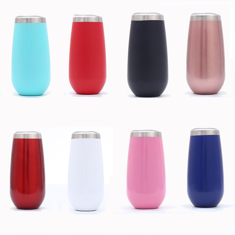 9OZ Wine Tumbler Cups Vacuum Insulated Wine Tumbler With Lid Personalized