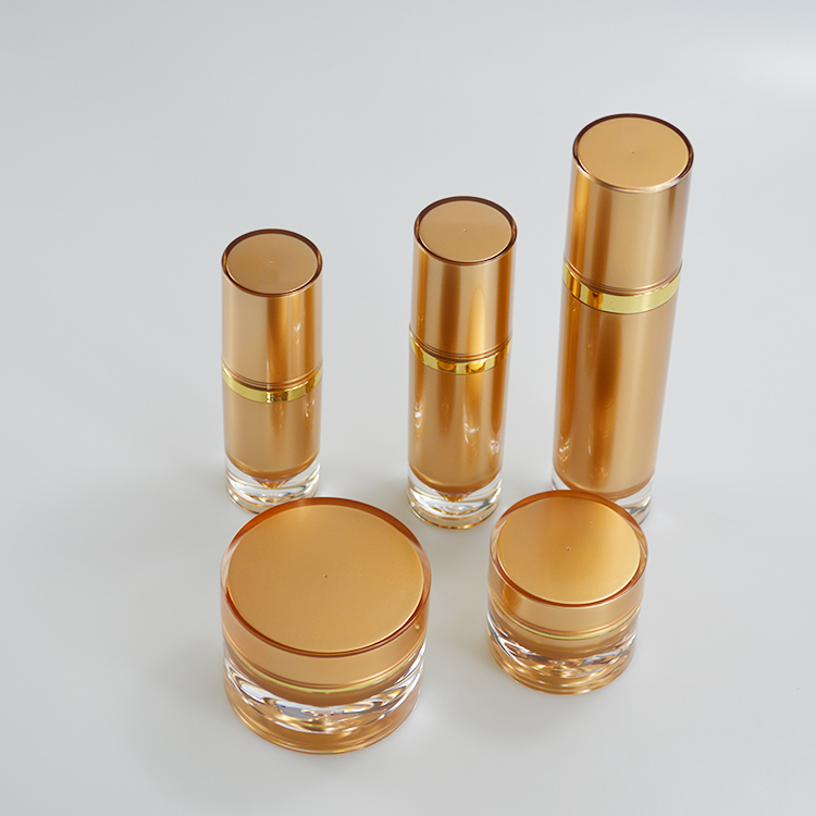 Acrylic Plastic Cosmetic Packaging Jar Container in Drop Shape for Skin Care Needs