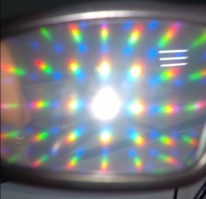China Customized 3D Firework Glass , Powerful Christmas Glasses wholesale