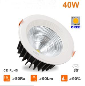 China 40W LED Downlight COB LED Bulbs Recessed Ceiling ligtht wholesale