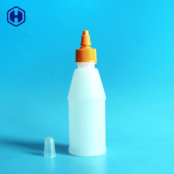Squeezable Sauce PET Bottle Small Plastic Liquid Containers 250ML FDA