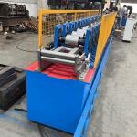 60mm Shutter Door Roll Forming Machine Servo Following Saw Cutting