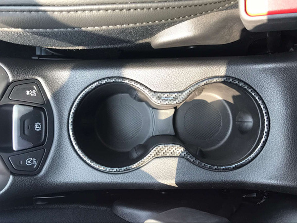 Jeep Compass 2017 Carbon Fiber Style Air Outlet Moulding , Steering Wheel Garnish Etc.