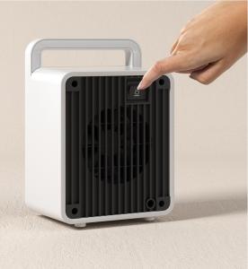 China ABS 900W Mini Smart Tabletop Portable Electric Warmer Handy Desktop PTC Fan Heater wholesale