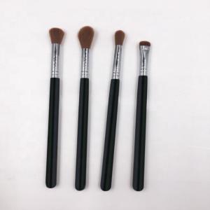 China 4pcs Natural Hair Facial Makeup Brushes Eco Friendly 8 Times Coating wholesale