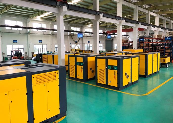 IP55 100hp 75kw 13bar Air Cooled PM VFD Air Compressor