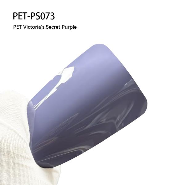 PET-PS073 PET Victoria'S Secret Purple Automotive Film Abrasion Resistance Gloss