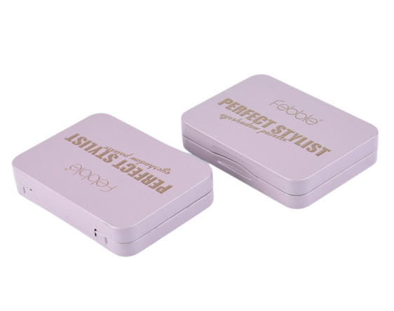 Customized Cosmetic Tins Packaging Small Rectangular Lipstick Tin Box With