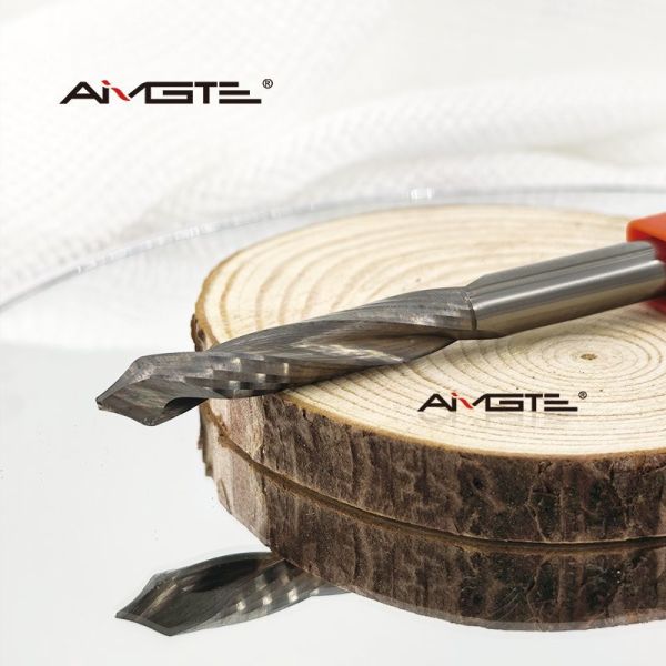 2 Flute Wood Drill Bit Through Hole Carbide Woodworking Drill For Clean Boring In Hardwood Plywood MDF