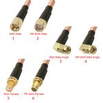 Custom Antenna Cable Assembly RG142 RF Coaxial Cable