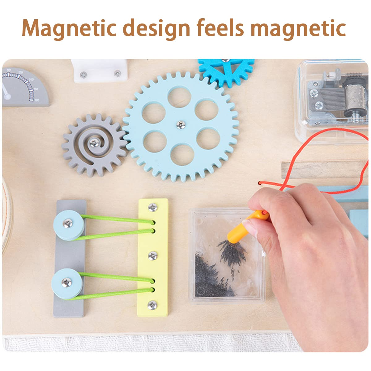 Multi-function Music Steering Wheel Busy Board for Playing and Hand-on Ability Training