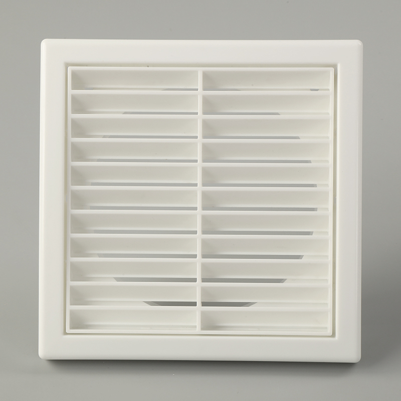 Customized Logo Air Condition Fixed Square Accessories Louvre Grill for Axial Flow Fan