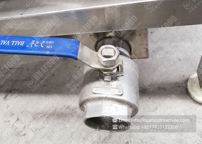 98 Celsius Vegetable Blanching Machine High Automation Control For Food Processing