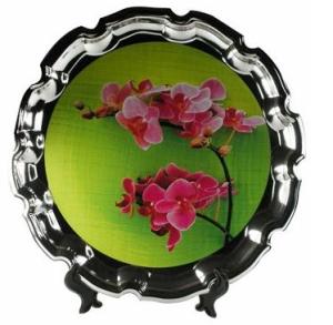 China Sublimation 10&quot; twist border metal plate wholesale