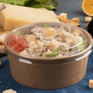 China Biodegradable PLA Coated Paper Salad Bowl With FSC Certified wholesale