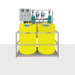 0.75kw Manual Polymer Dosing System With Pump 80*80*100cm