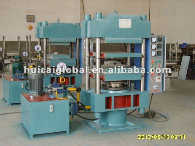 2 Working Layer Plate Press Vulcanizer for Rubber Press Machine Durable Construction