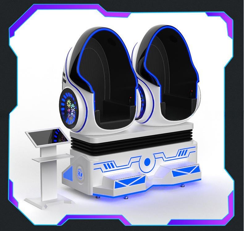 Guangzhou Dreamland VR Factory Luxury Double VR Egg Chair 2 Players 9D Cinema For Sale