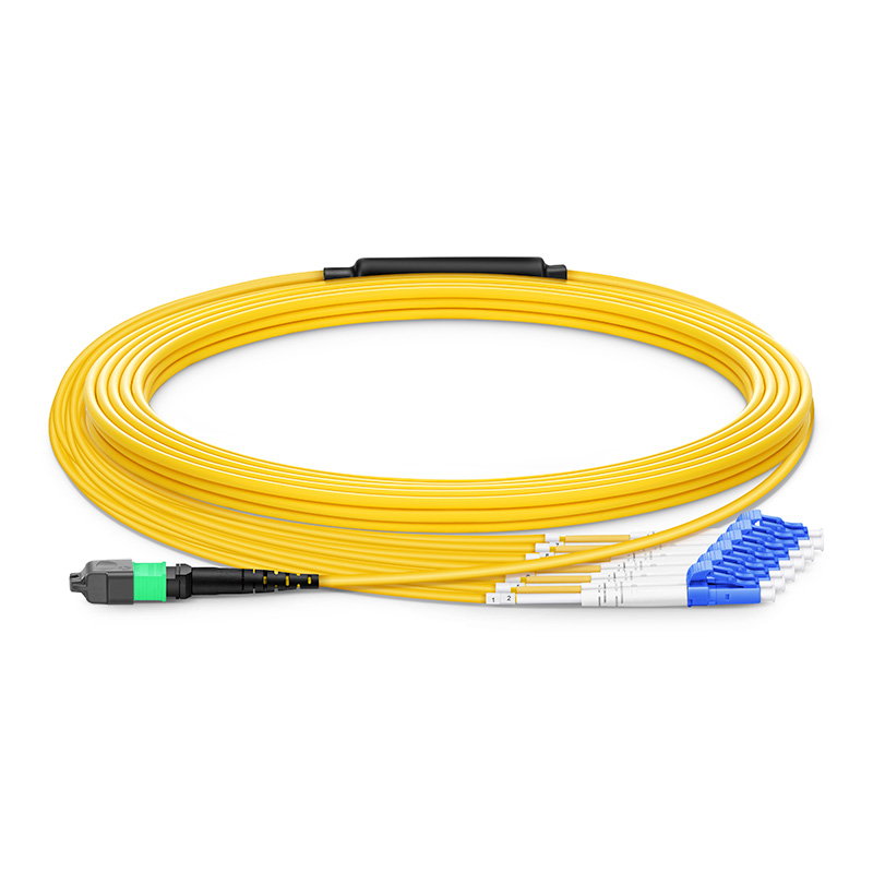 24 Fibers Cluster Branch MPO/MTP Single Mode Fan-out Patch Cord with Return Loss ≥ 50dB