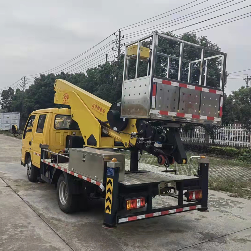 JMC Double Row Telescopic Arm High-altitude Operation Vehicle Lifting Truck