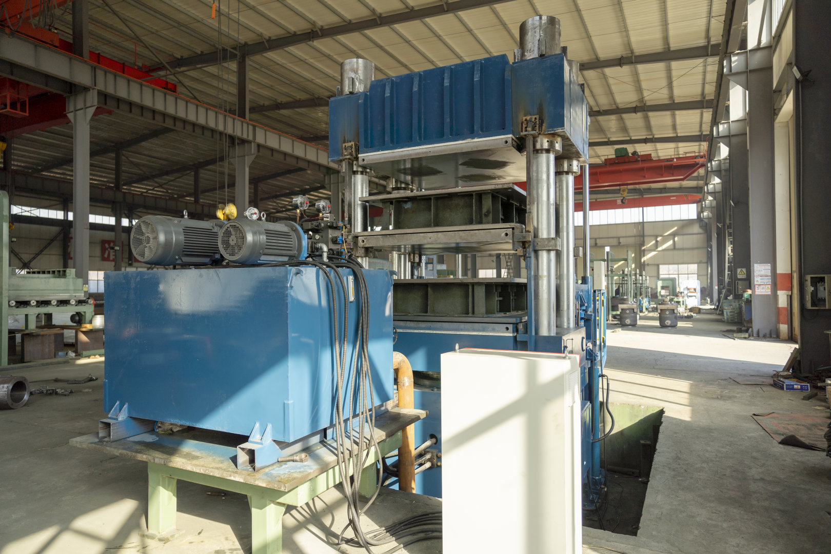 1 Rubber Solid Tire Hydraulic Vulcanizing Press Making Machine with High Pressure Plate