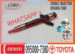 095000-7380 Common Rail Fuel Injector 095000-7381 095000-7382 23670-0L010 23670