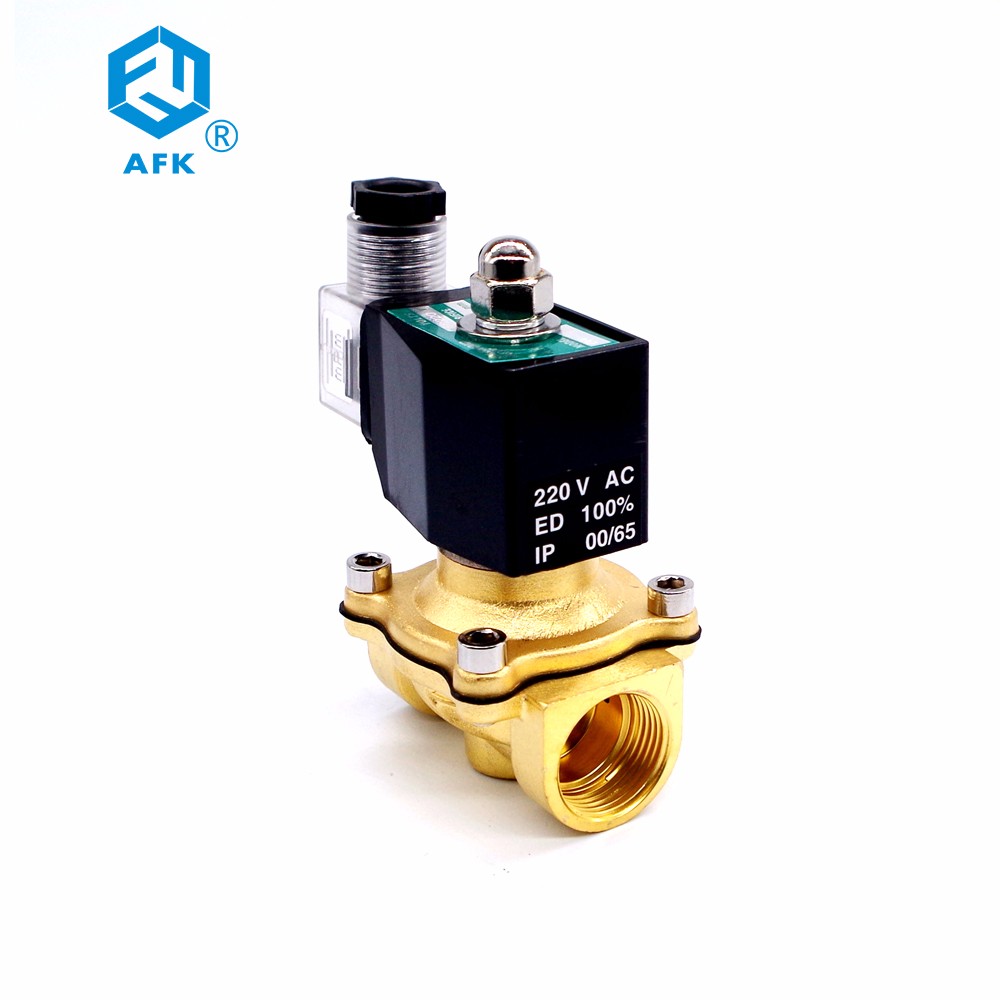 Low Voltage Brass Electric 12V DC Gas Solenoid Valve 1/2 inch
