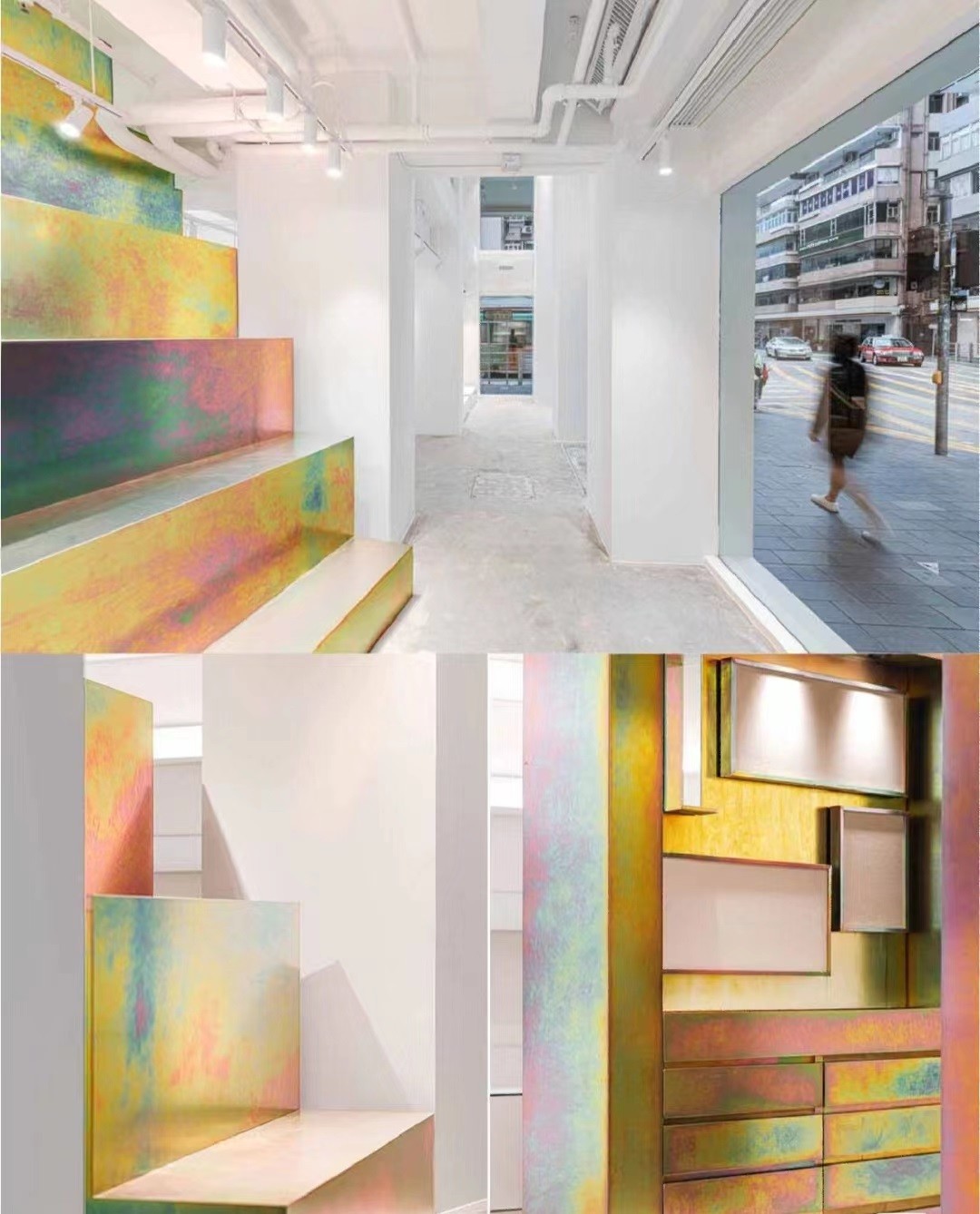 Custom 304 316 Iridescent Fancy Stainless Steel Sheet For Stunning External Metal Front Panels