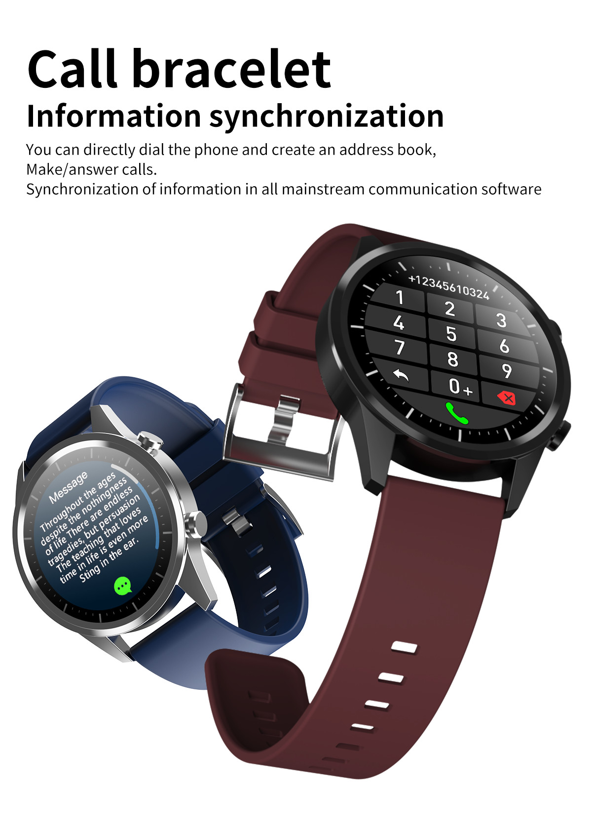 Metal Body 5.0 Bluetooth Calling Smartwatch HS6620D Sport Smart Band Ip67