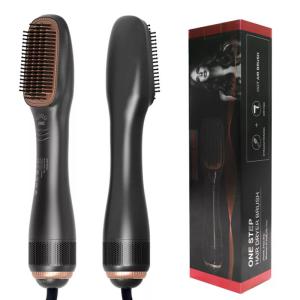 China 1200w Styler Hair Dryer Comb 160 Degree Negative Ionic Straightener wholesale
