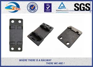 China Double Shoulder Forged Cast Rail Base Plate Hole Diameter 10MM wholesale