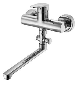 China Long-spout Bath Mixer Tap Single-lever Cold Hot Mixing Faucet wholesale