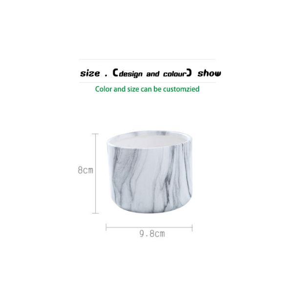 Luxury Wedding Decoration Home Scented Candles Ceramic Jar Candle Holder