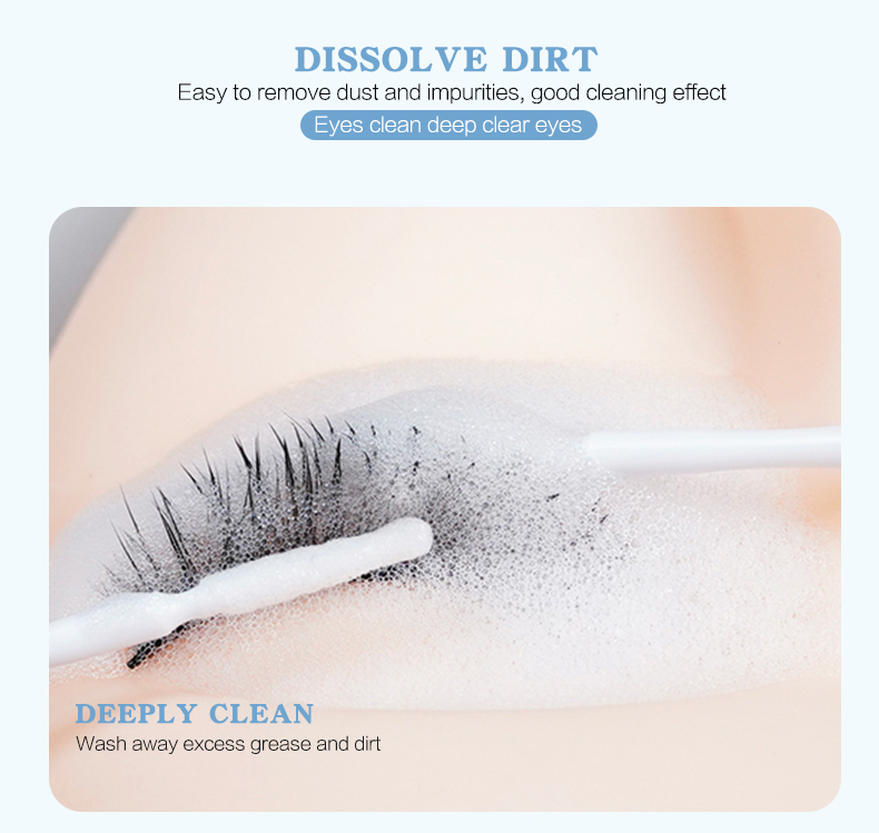 Eye Lash Extension Shampoo Eyelash Care Products Ethylene Oxide Free