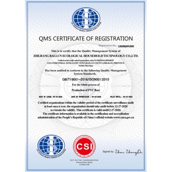 Elegant PVC Wood Plastic Composite Floor SPC Vinyl Quick Step Flooring for Indoor