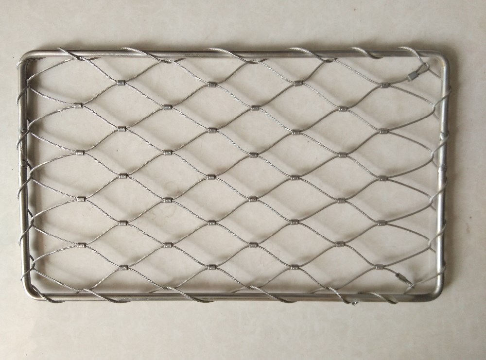 balustrade fencing/stainless steel wire rope mesh AISI 304 Materials