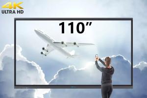 China 110inch 4K Display Smart Flat Panel Touch Screen Interactive Board wholesale