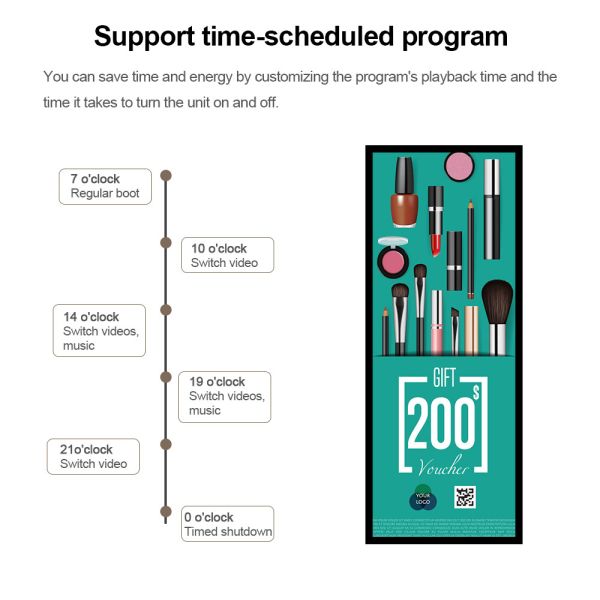Interactive Bar Stretched Bar Monitor Lcd Screen Panel Capacitive Touch Screen Multi Language Support
