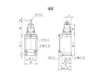 Waterproof Limit Switch , Oilproof High Temp Limit Switch IP67 Protection Level