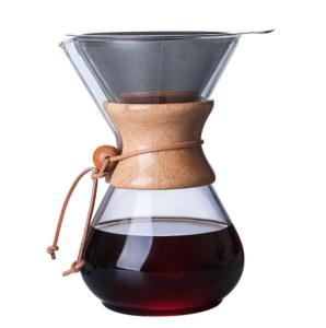 China Custom Pour Over Coffee Pot Carafe 1000ml 34oz Coffee Dripper Brewer Pot wholesale