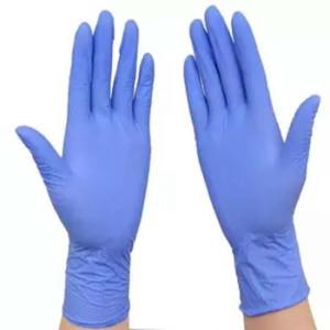 China Powder Free Disposable Nitrile Gloves Blue 6 mil Nitrile Gloves wholesale