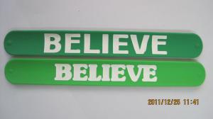 China rubber papa wristband wholesale