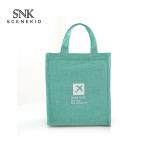 Factory Polyester Office Reusable Bento Lunch Box Tote Handbag