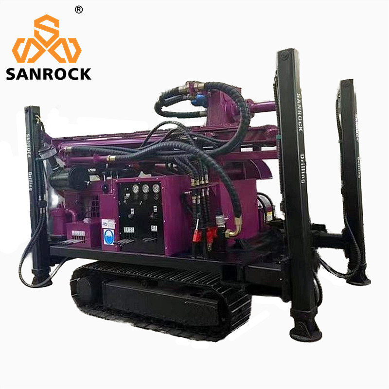 Hydraulic Water Well Drilling Rig Equipment 180m Deep Portable Water Well Drill Machine