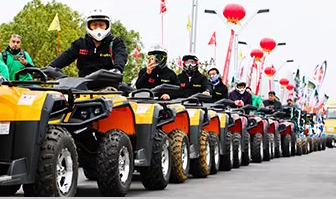Quad Bike 4x4 Farm Hisun 4x4 Quad 2WD ATV 400cc Sport ATV for Adult Cylinder Number 2