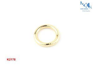 China Fashion Style Purse Rings Hardware , 19mm Inner Size Metal O Rings For Handbags wholesale
