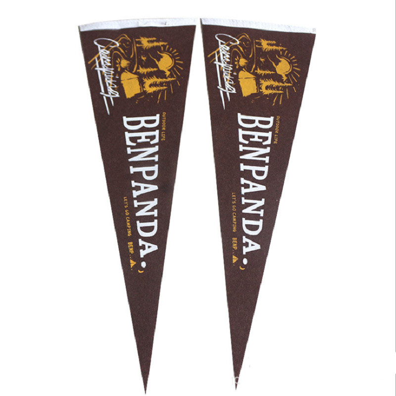 Swil Sports Club Polyester Felt Triangle Banner Digital Printing