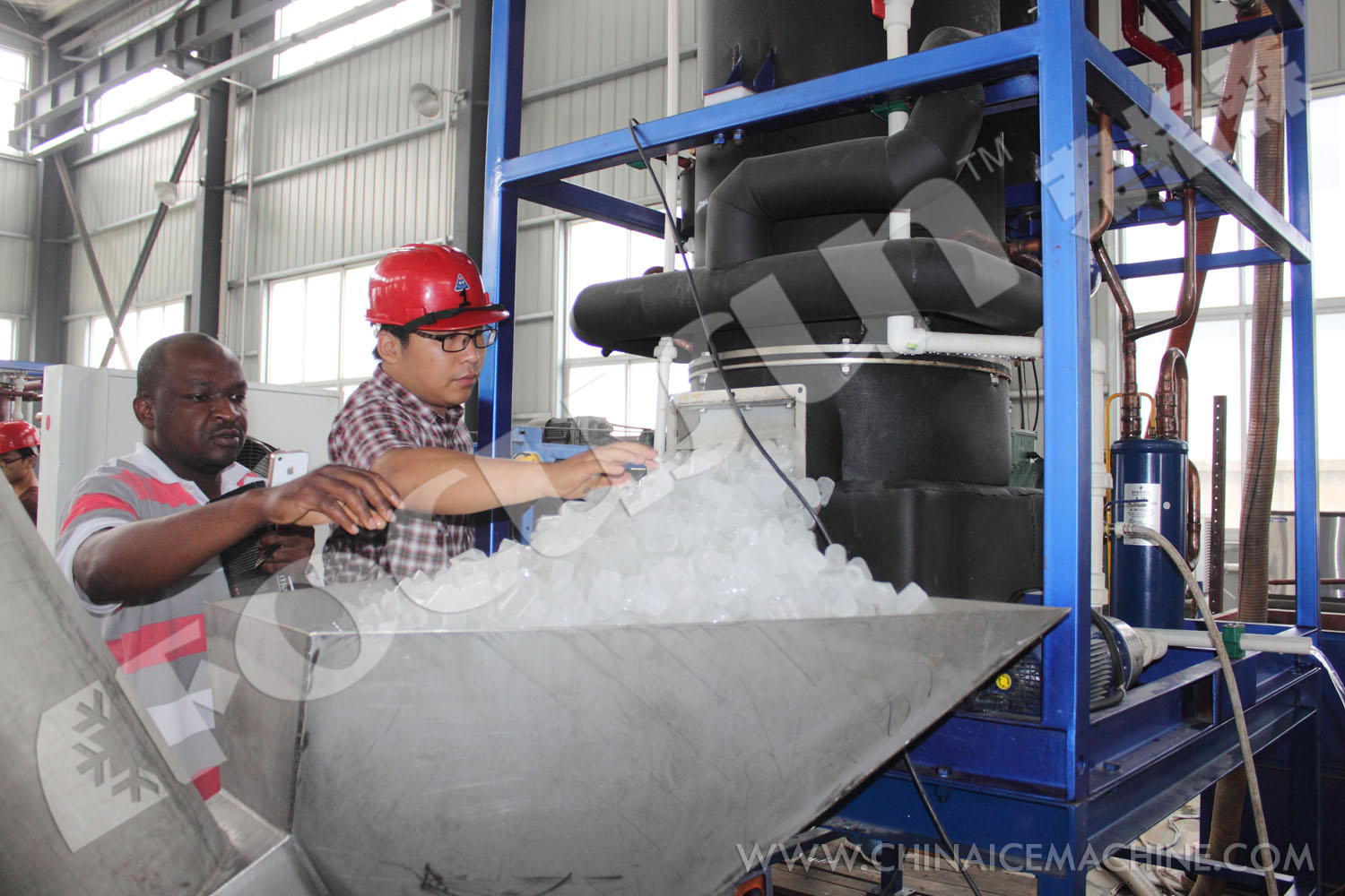 Tube Ice Machine in Philippines with 5000kgs Daily Production Video Outgoing-Inspection